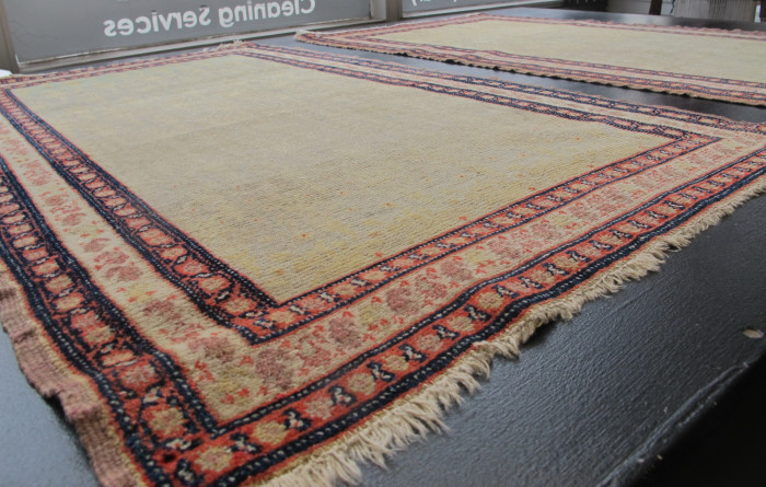 Pair Of Abstract Senneh Rugs